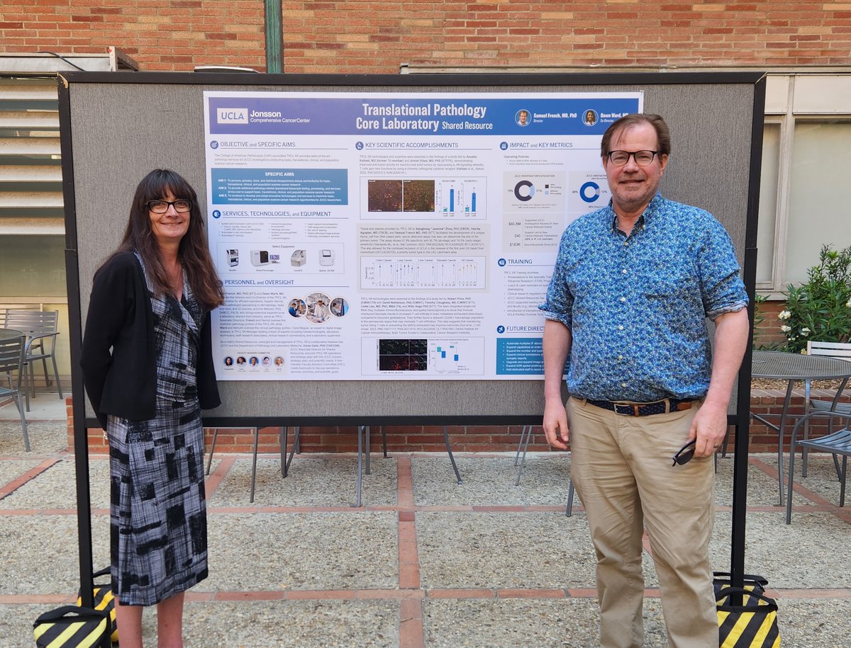 UCLA_Pathology's tweet photo. Today we hosted our 4th Annual Research & Clinical Excellence Day! The event highlighted our department's ongoing basic, translational, & clinical research. Thank you to our keynote, Dr. Omai Garner, our speakers, poster presenters, & participants! 💯 🔬 #pathology #path2path #PathX #research #ClinMicro