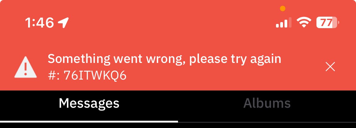 Hey <a href="/Grindr/">Grindr</a> why do I keep getting this message? It’s really frustrating as I can’t refresh my screen.