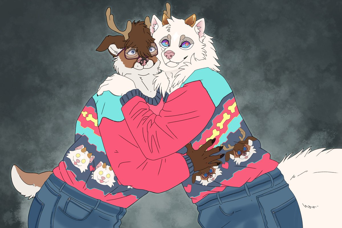 Commission for one of my favorite couples to work with! ❤️