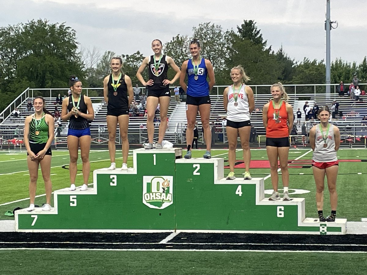 What a Freshman Season for Savanna Cook!!! On the Regional Podium for Long Jump, 8th, and the 200, 6th. Now we wait for the Official list for At Large bids. Should be headed to State in the 200!!