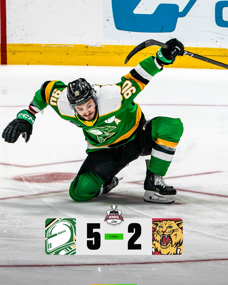 LondonKnights's tweet photo. GOING BACK TO THE MEMORIAL CUP FINAL.

#MemorialCup https://t.co/bzzY43uM72