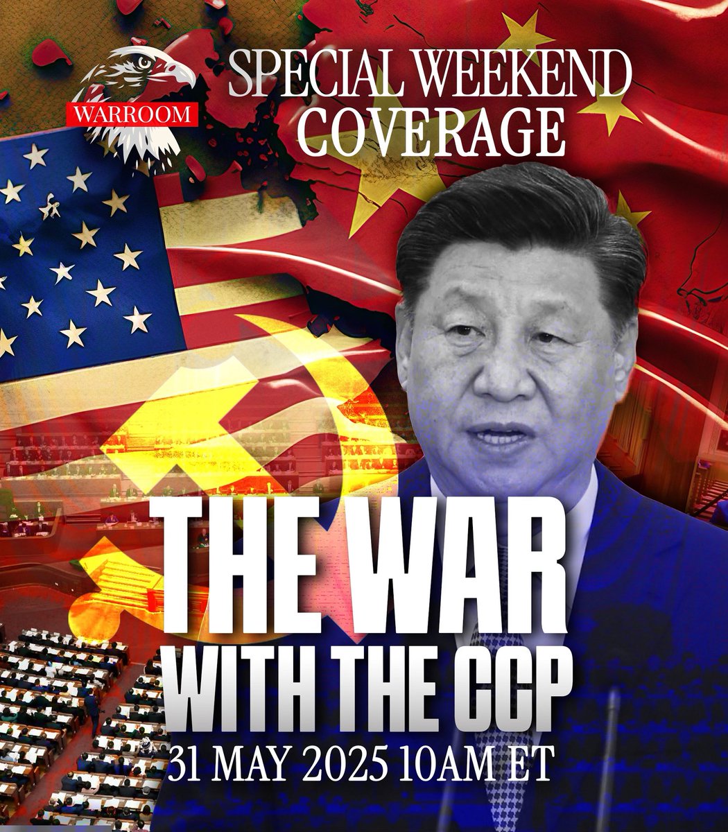 TOMORROW 10AM ET “The War With The CCP”