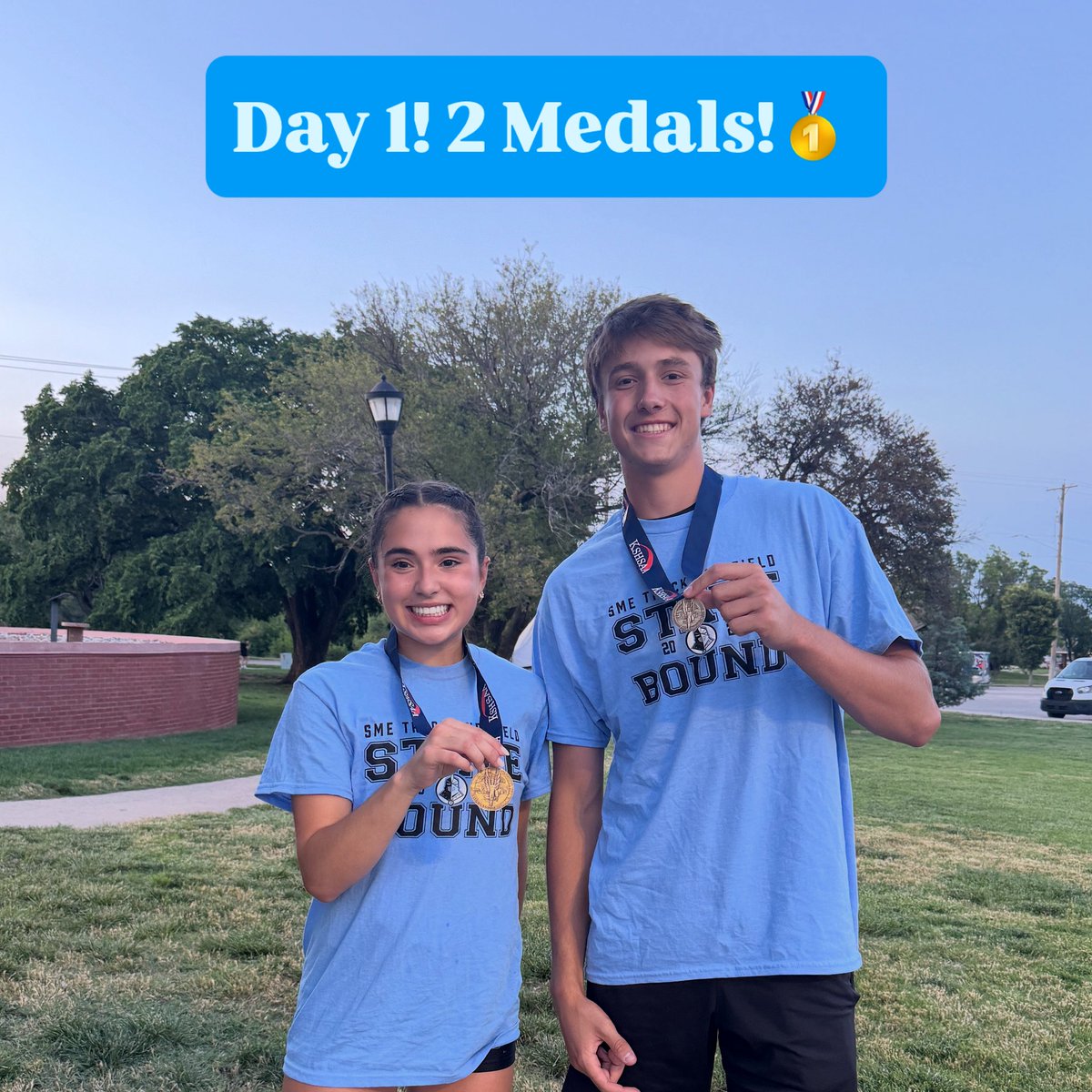 Charlotte Hardy Wins 1st place in the 3200m with a time of 10:48!
Will Beck places 6th in the High Jump with a 6’4” jump!