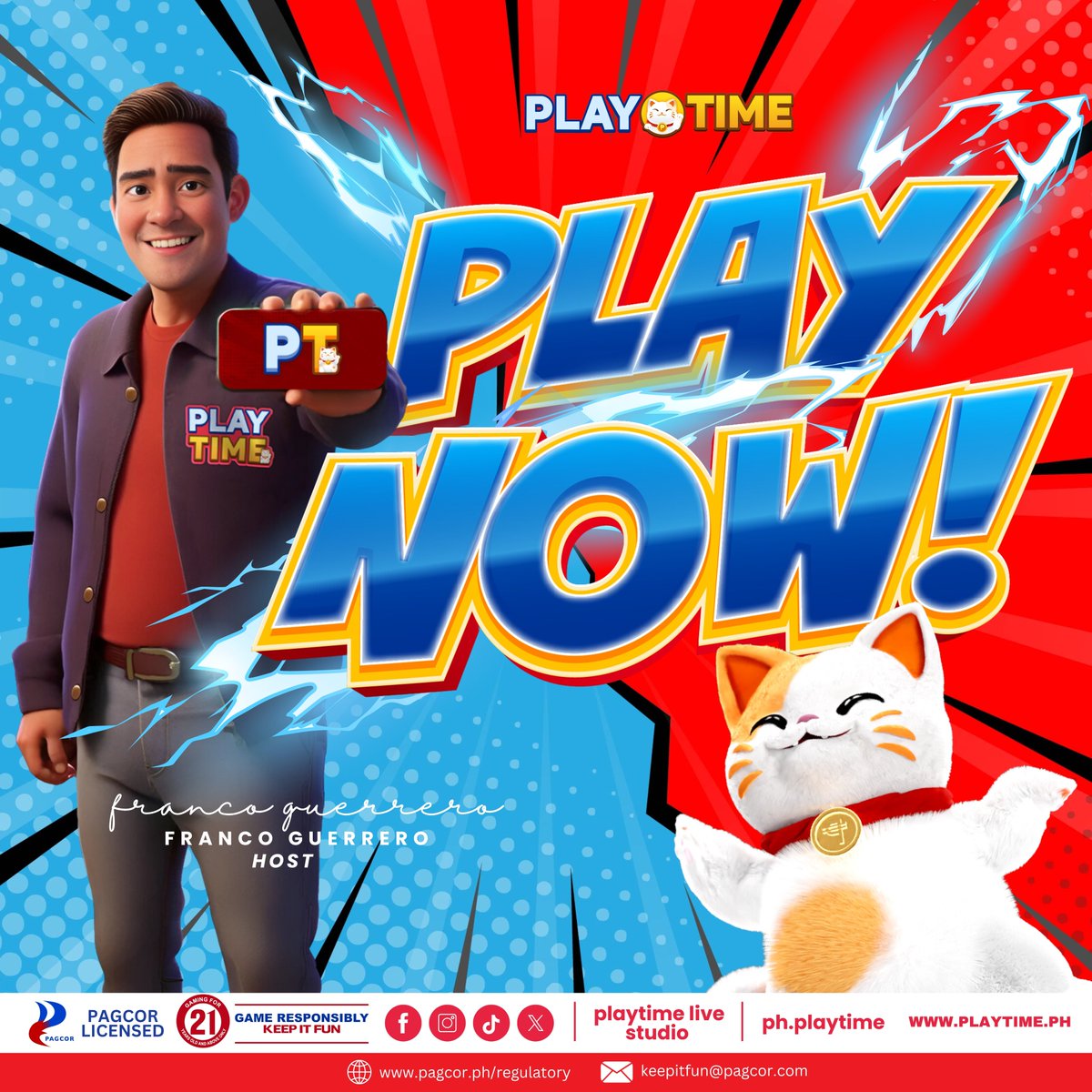 Playtimesquad01's tweet photo. 🎮 Playtime LIVE is ON!
Tara na’t maglaro at makisaya sa Playtime PH! 🎉
Non-stop games, exciting features, at solid na vibes!

📲 Play here: https://t.co/MBnYiB99AG
🔗 Join us on Telegram: https://t.co/LpMV0ccWQi | https://t.co/stIKA2TG4A
Let the fun begin! 💥

#PlaytimePH #GameTime #GoodVibesOnly #PlayAndConnect #DigitalFun #PlaytimeLive