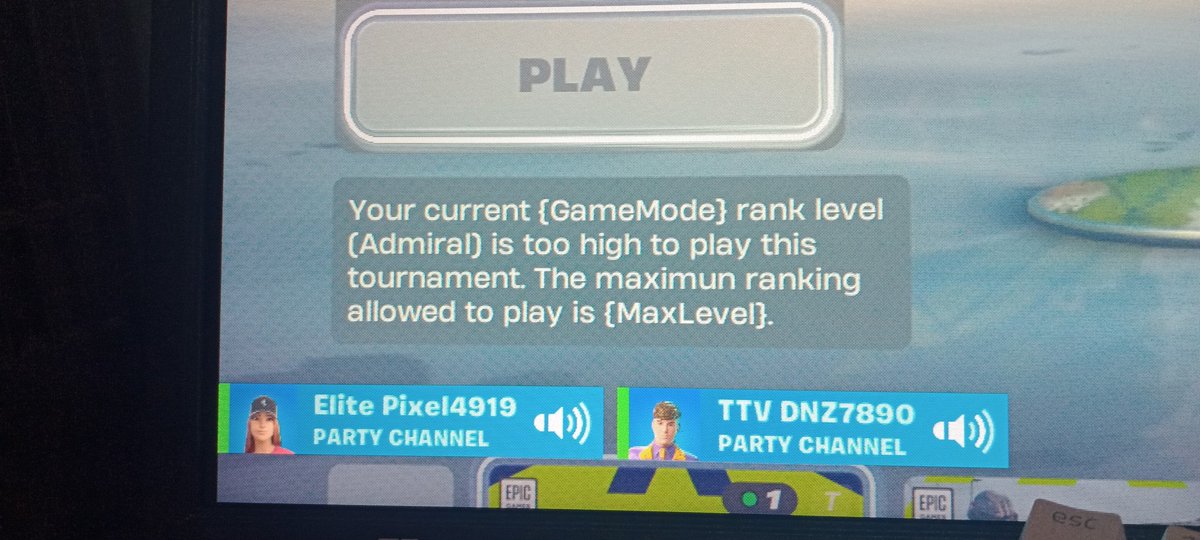 What does this mean I'm platinum and it's not letting me pls