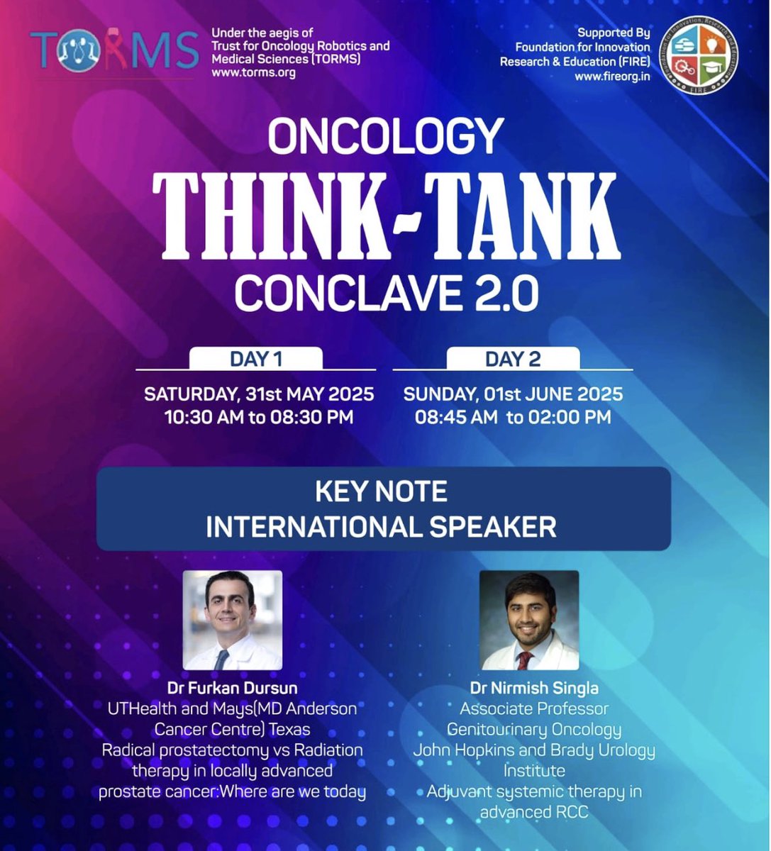 Garg_H's tweet image. Happy to host an exciting oncology update ..:we have a scintillating GU session looking forward..@nirmishsingla @drfurkandursun @shilpaonc @neerajaiims  @SUO_YUO @MaxHealthcare @HopkinsMedicine @mayscancer