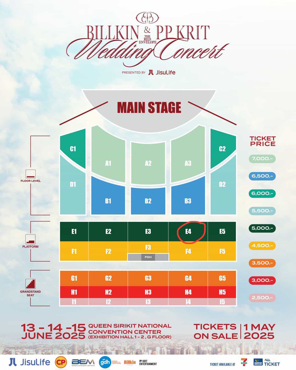 gararaff's tweet photo. WTS  #BKPPWeddingConcert

❤️ zone E4 
💰5,200 original price

Dm for get ticket https://t.co/ofs8C9IdbV