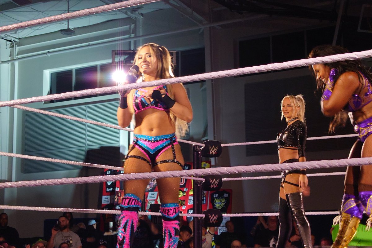 Jeff Reid (@jeffreidup) on Twitter photo #NXTDavenport <a href="/lashlegendwwe/">Lash Legend</a>'s attempt to even the score draws out the rest of Fatal Influence and turns it into a 3-on-1 beatdown until <a href="/lolavicewwe/">Valerie Loureda</a> and <a href="/karmen_wwe/">karmen petrovic 🗡</a> even the odds and bid us good night! #NXTDavenport <a href="/lashlegendwwe/">Lash Legend</a>'s attempt to even the score draws out the rest of Fatal Influence and turns it into a 3-on-1 beatdown until <a href="/lolavicewwe/">Valerie Loureda</a> and <a href="/karmen_wwe/">karmen petrovic 🗡</a> even the odds and bid us good night!