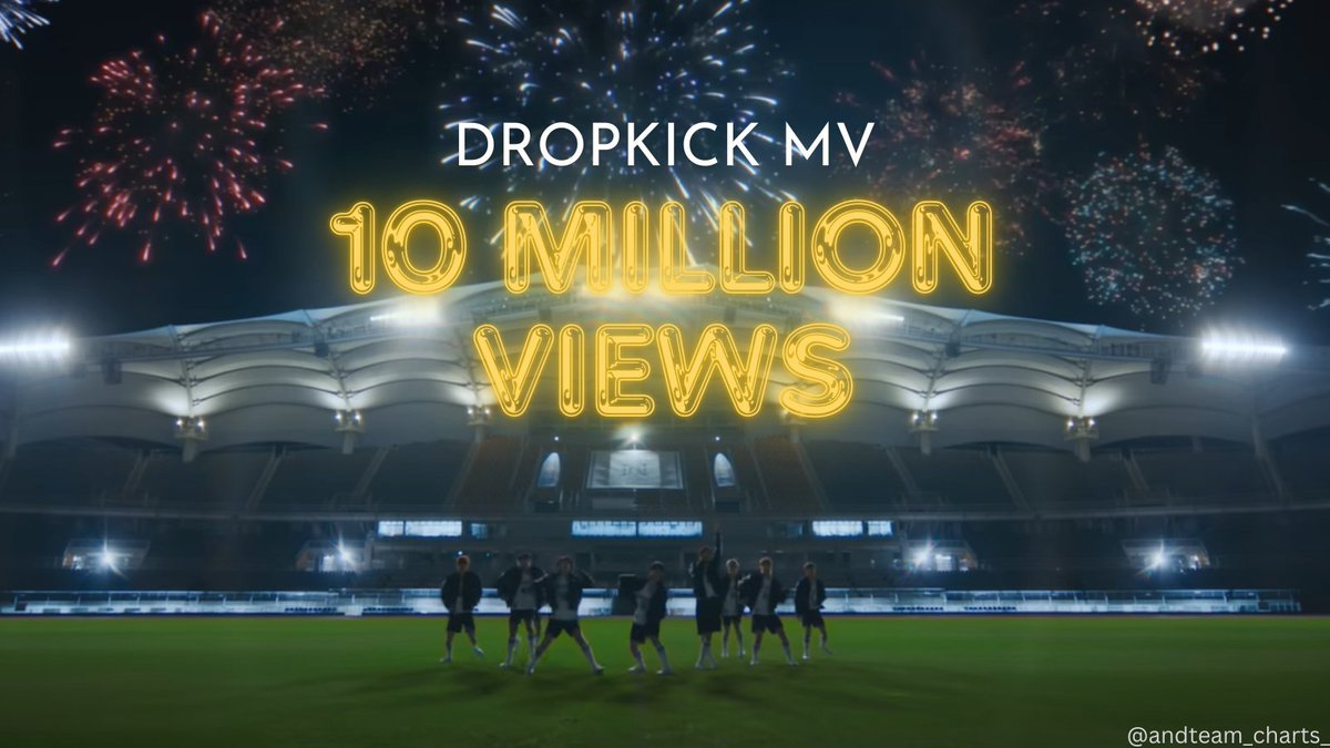 andteam_charts_'s tweet image. [INFO 05/31/25] &amp;lt;11:04AM JST&amp;gt;

&amp;amp;TEAM "Dropkick" Official MV has surpassed 10M views on YouTube. 

Congratulations &amp;amp;TEAM! 🎉
🔗: youtu.be/AWawgm20UBc

#Dropkick #FirstHowling_NOW #andTEAM @andTEAMofficial @andTEAM_members