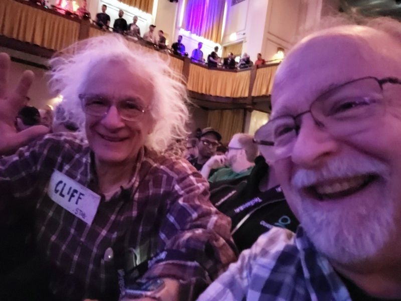 corewarrior's tweet image. The first day of #ThotCon 0xD was a total blast! Before the presentations even got started I had the amazing Cliff Stoll sitting next to me imparting his wisdom, his jokes, and being a lot of fun! If you are interested in #CyberSecurity you need to read his book The Cuckoos Egg!
