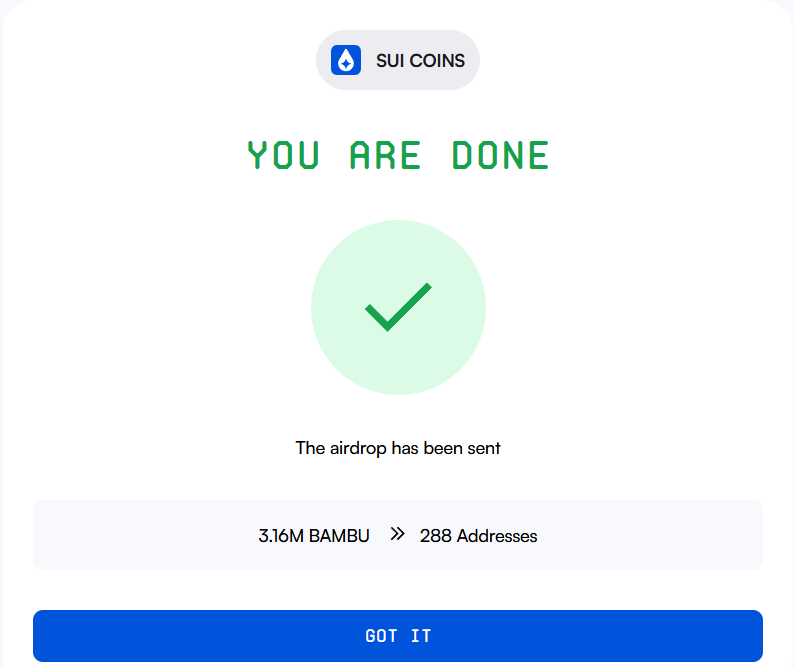 suitoshipanda's tweet photo. 288 lucky frens just got airdropped some $BAMBU ^.^ https://t.co/jLe907Yium