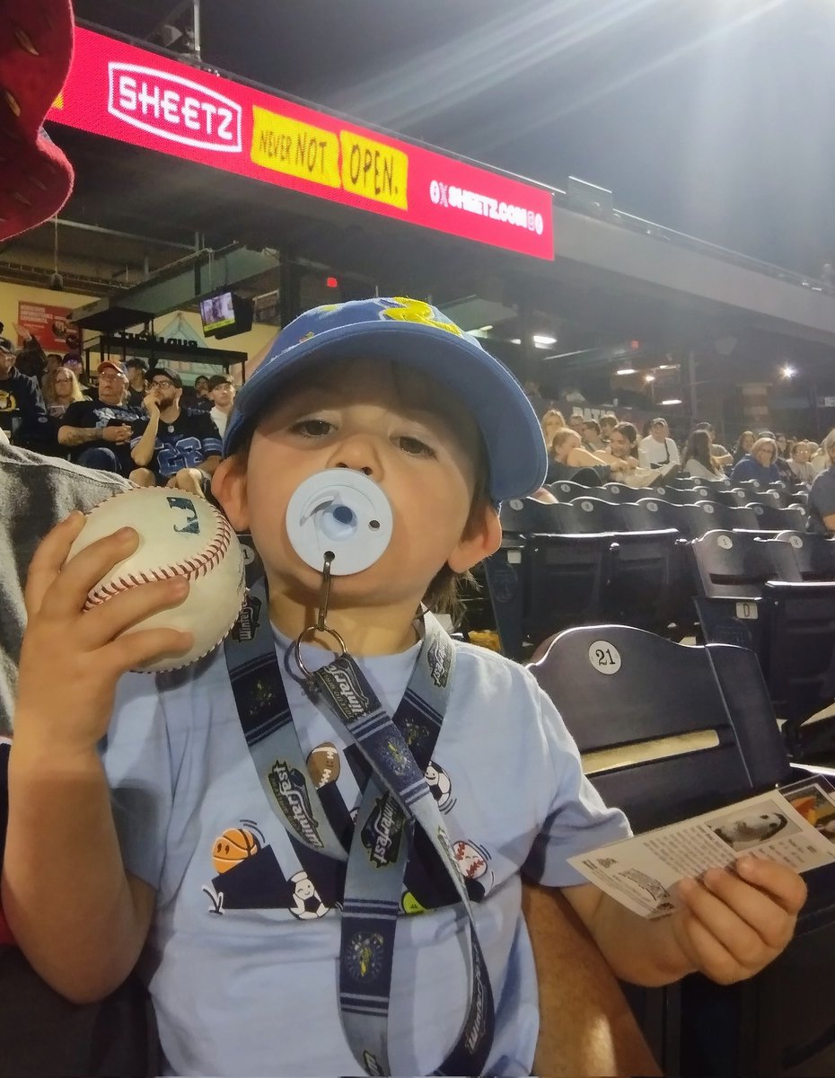 I'm not giving Jack all the credit, I'm just saying that every time <a href="/Bligh_Guy/">Bligh Madris</a> gives Jack a ball before the game, he ends up getting 4 hits &amp; driving in 5.  Good win tonight <a href="/MudHens/">Toledo Mud Hens</a>...