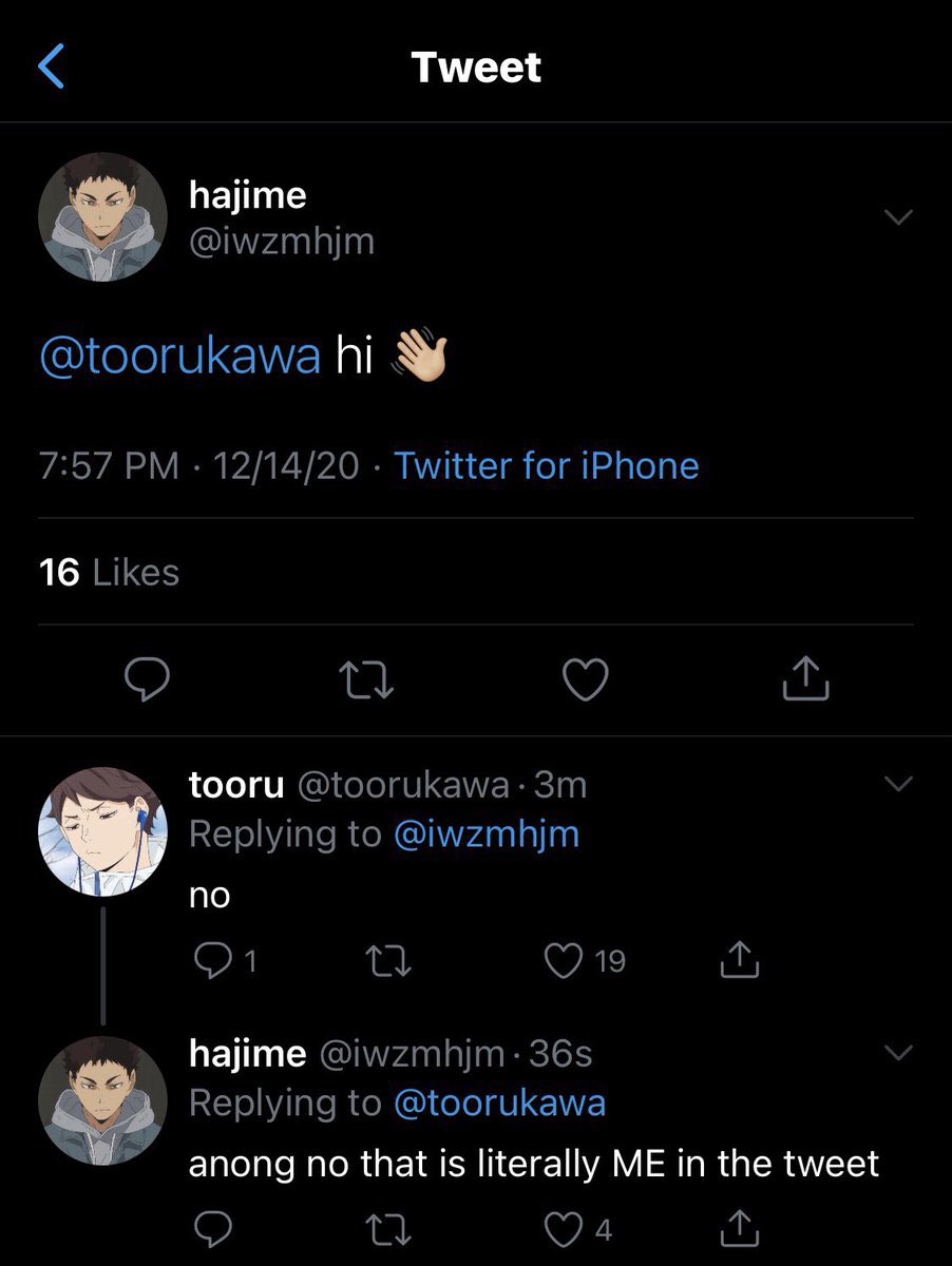 hwngyeni's tweet photo. so, why do you hate me?
— a filo iwaoi socmed au

in which iwaizumi tries to find out what he’s done to piss off the guy he’s been crushing on since the beginning of high school. https://t.co/vbpKibfxs0