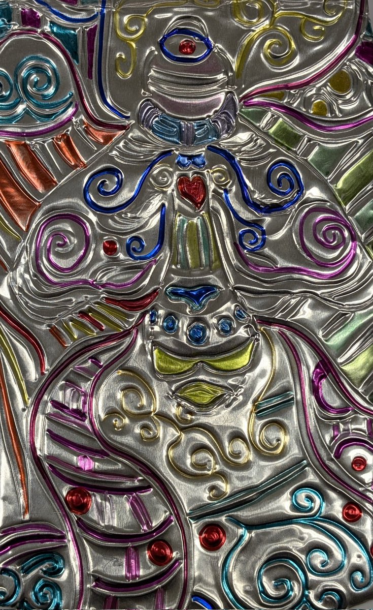 L. Aragón (@laragon_jds) on Twitter photo Advanced dragons created an insect low relief repoussé utilizing foil and sharpies for color. ♥️ <a href="/JohnDrugan_PK8/">John Drugan PK-8</a> #SISD_Finearts Advanced dragons created an insect low relief repoussé utilizing foil and sharpies for color. ♥️ <a href="/JohnDrugan_PK8/">John Drugan PK-8</a> #SISD_Finearts