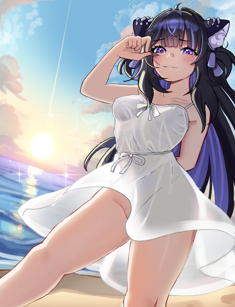 Nekrolina Sundress 🏖 ✨
[Commissioned by <a href="/LPFigure09/">Antiphantom333👻🦴</a>]

#NekrolinArt