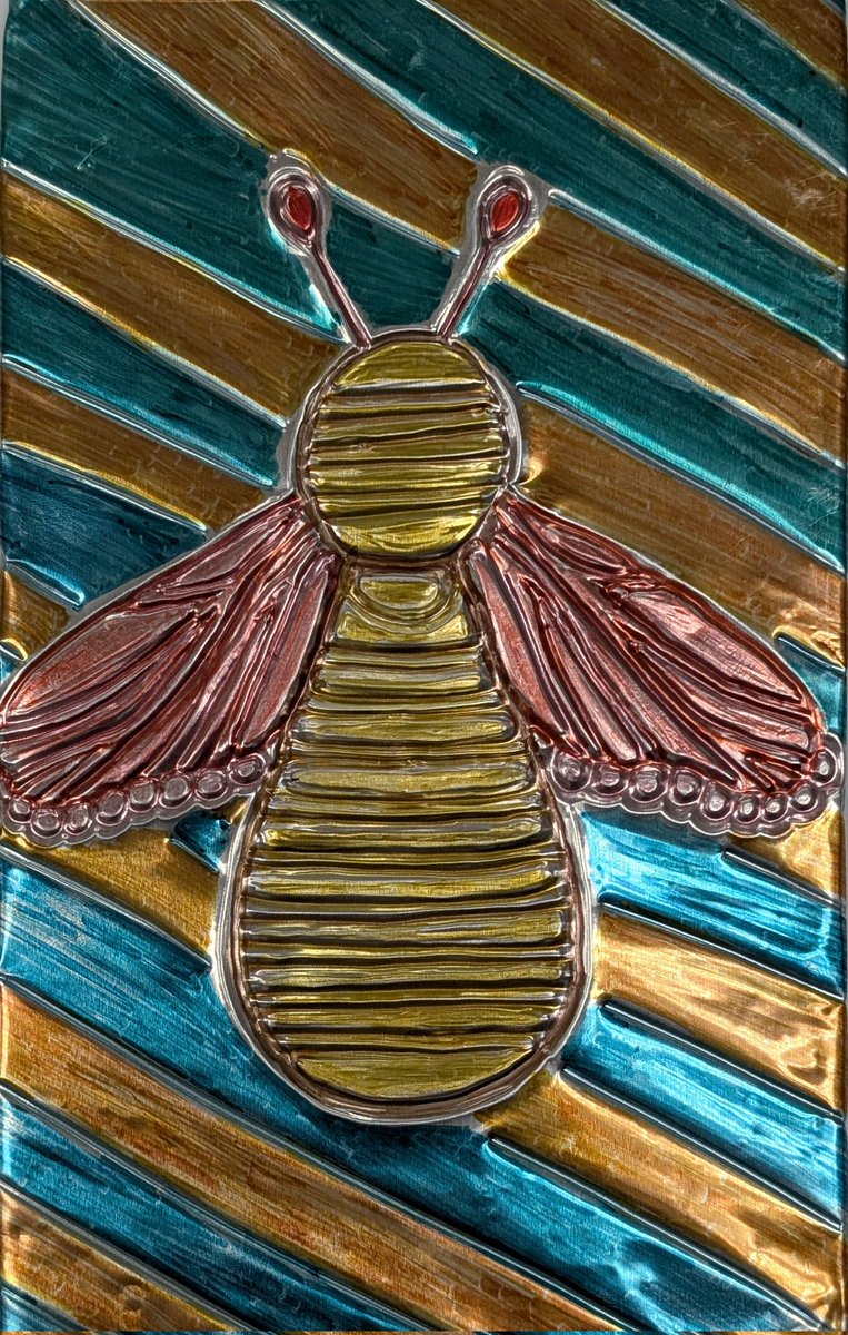 L. Aragón (@laragon_jds) on Twitter photo Advanced dragons created an insect low relief repoussé utilizing foil and sharpies for color. ♥️ <a href="/JohnDrugan_PK8/">John Drugan PK-8</a> #SISD_Finearts Advanced dragons created an insect low relief repoussé utilizing foil and sharpies for color. ♥️ <a href="/JohnDrugan_PK8/">John Drugan PK-8</a> #SISD_Finearts