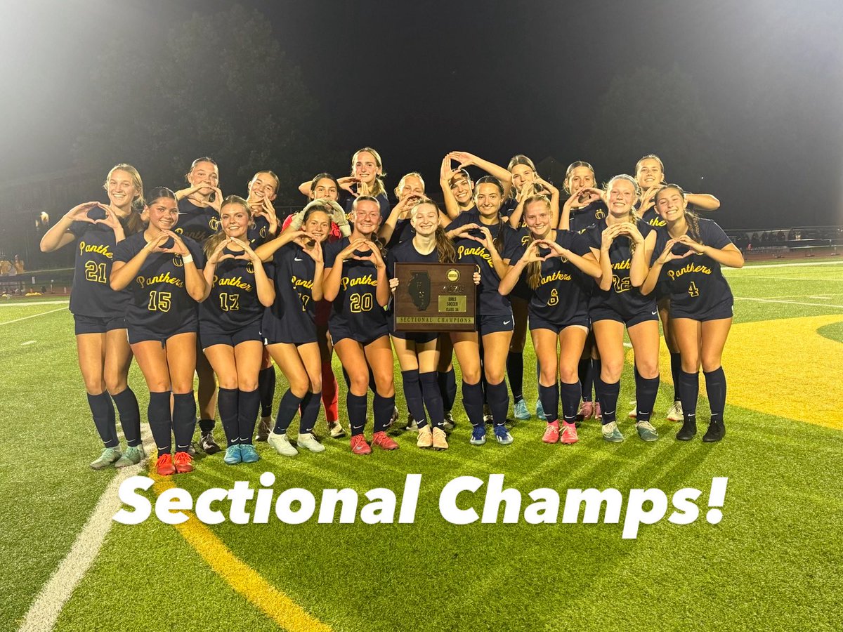 Sectional Champs! Girls soccer shuts out Minooka 3-0 . Up next: Super Sectional this Tuesday in Bloomington against Lincoln Way East!