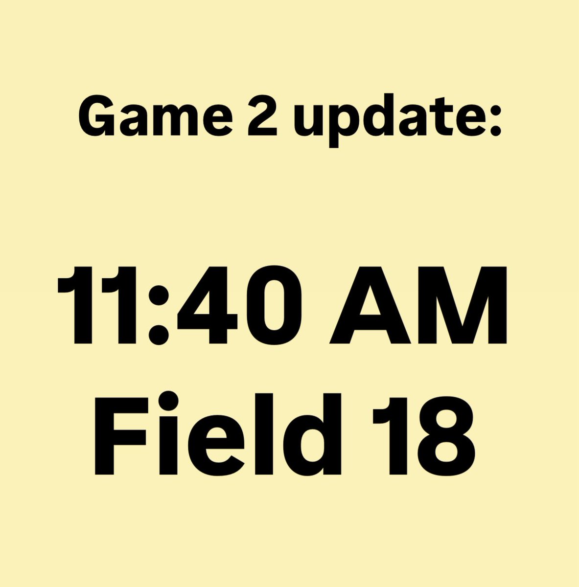 Tomorrow’s updates ⬇️⬇️