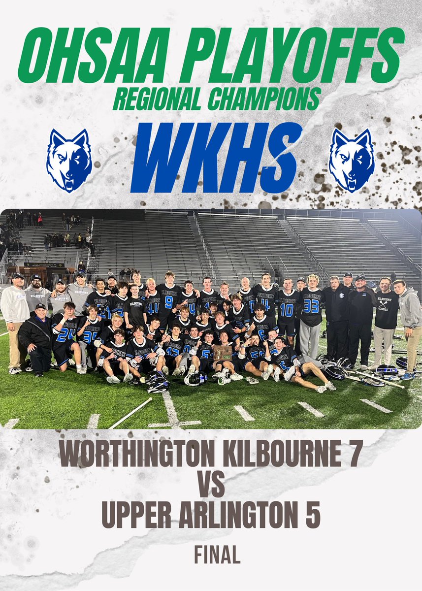 Aric Thomas (@aricthomas1) on Twitter photo Our <a href="/KilbourneLax/">Worthington Kilbourne Lacrosse</a> team is headed to the state final four!! Well done, Wolves! Our <a href="/KilbourneLax/">Worthington Kilbourne Lacrosse</a> team is headed to the state final four!! Well done, Wolves!