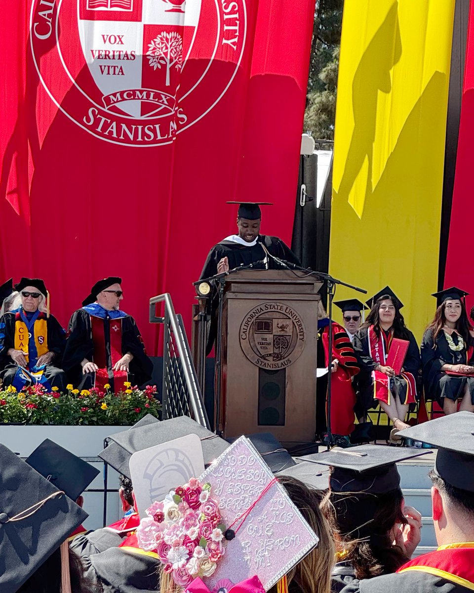 stan_state's tweet image. "Once a Warrior, Always a Warrior!" ❤️💛 
#StanStateAlumni #StanGrad

1st photo: Natalie Dykzeul '16
2nd photo: Ana York '95
3rd photo: Isaias Rumayor Jr. '99, '14, &amp;amp; '19
4th photo: Jamil Stell '08