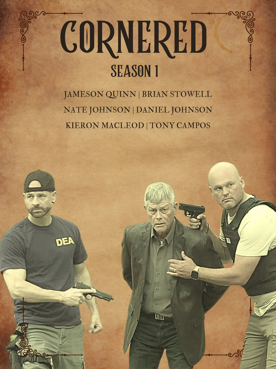 Here is our official poster for Season 1! #CorneredTvSeries
