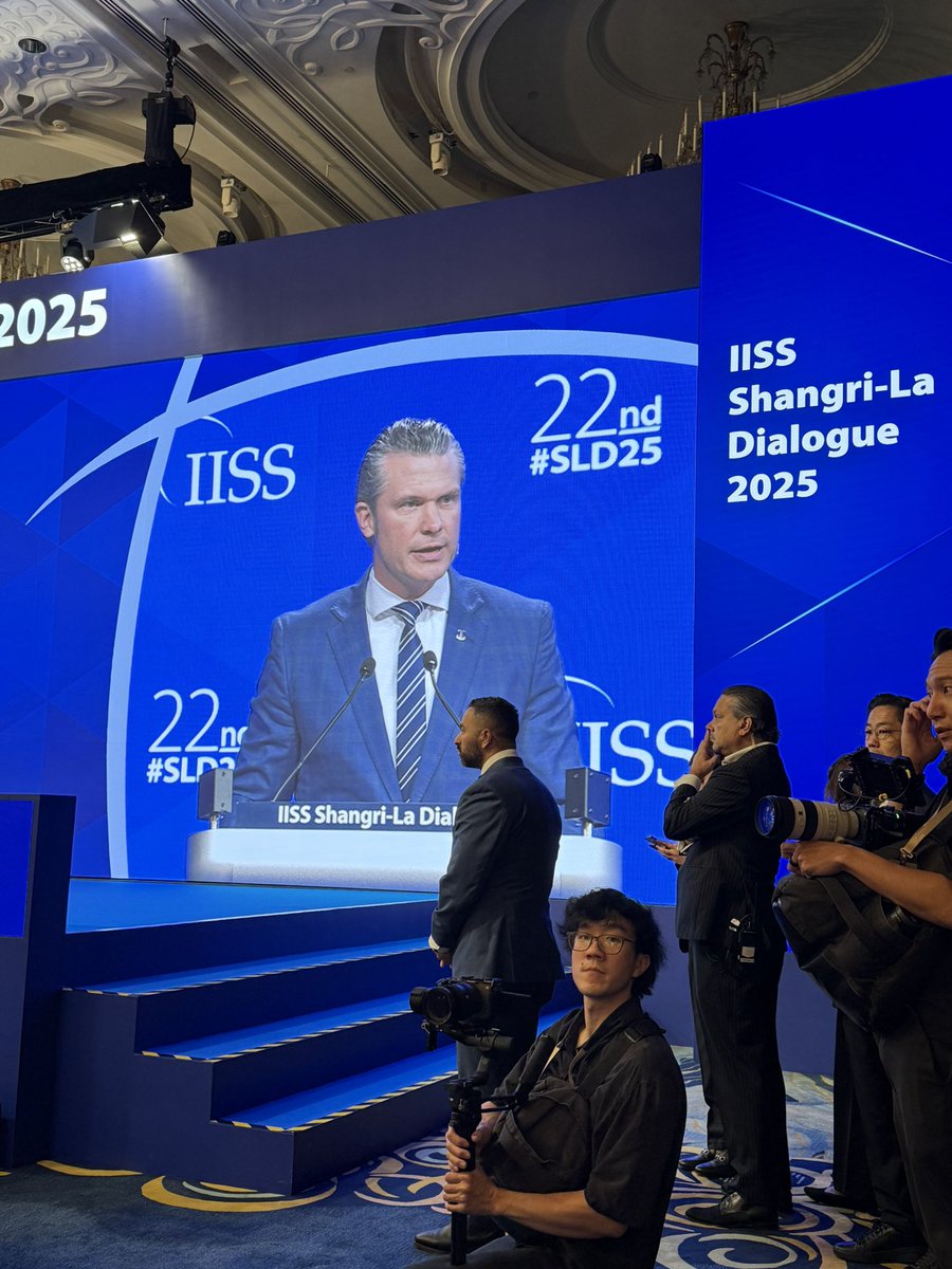 Dovilė Šakalienė (@dsakaliene) on Twitter photo If you want peace - prepare for war.
Some of my takeaways from keynote from SecDef <a href="/PeteHegseth/">Pete Hegseth</a> on Indo Pacific security at Shangri-La Dialogue2025.
US will significantly invest in it’s military capabilities&will remain the most lethal force globally.
Europe stepped up& If you want peace - prepare for war.
Some of my takeaways from keynote from SecDef <a href="/PeteHegseth/">Pete Hegseth</a> on Indo Pacific security at Shangri-La Dialogue2025.
US will significantly invest in it’s military capabilities&will remain the most lethal force globally.
Europe stepped up&