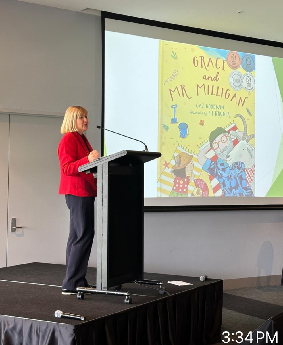 It was a privilege to talk at the Australian School Library Association (ASLA) conference and share with our wonderful school librarians who do so much to support literacy, books and reading for young people. #librarians #kidlit #kidsbooks #literacy #scbwi