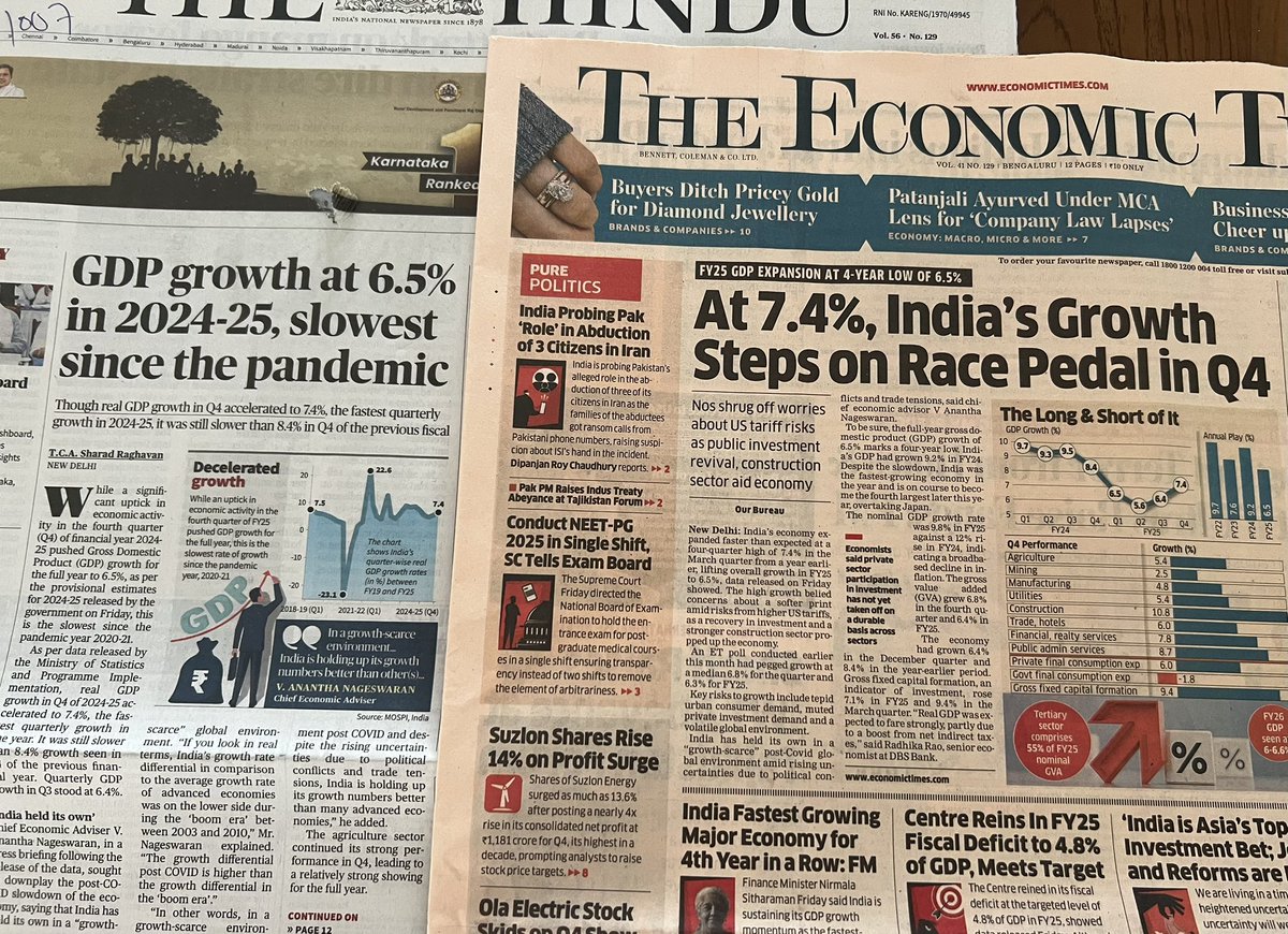 Same data point. Diametrically opposite headlines. It’s clear which one is left and which one is on the right!