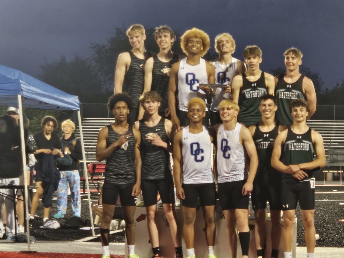 How do you finish a sectional meet? With a great 4x400! A huge seasons best of 3:24.62 for 2nd!! Ero Strand, Josh Morris, Henry Stimpson and Adane Bobrowicz