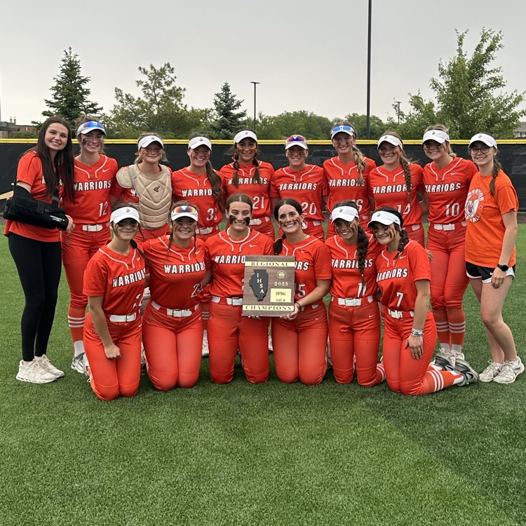 Warrior Softball is headed to the Lockport Sectional after a 2-0 win in today’s Regional Championship! #LeadTheWay