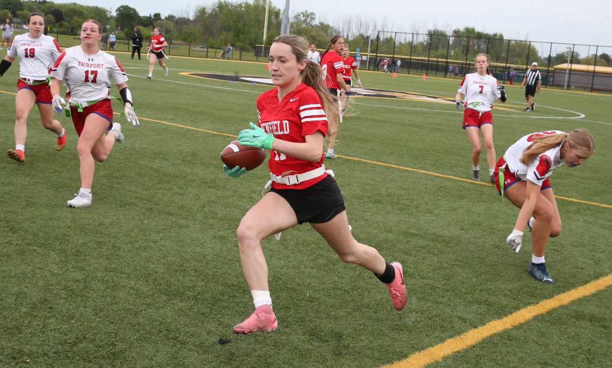 .<a href="/DandC/">Democrat & Chronicle</a> #RochesterNY region High School Sports   Flag Football

* Section V vs. Section VI state regional round - The matchups here - bit.ly/4jygz1P

<a href="/sectionvflagfb/">Section V Flag Football</a> #Penfield <a href="/FinneySchool/">Finney School</a> <a href="/SchroederSports/">Schroeder Athletics</a> #Webster <a href="/ReporterRitz/">Justin Ritzel</a> <a href="/MarquelSports/">Marquel Slaughter</a>