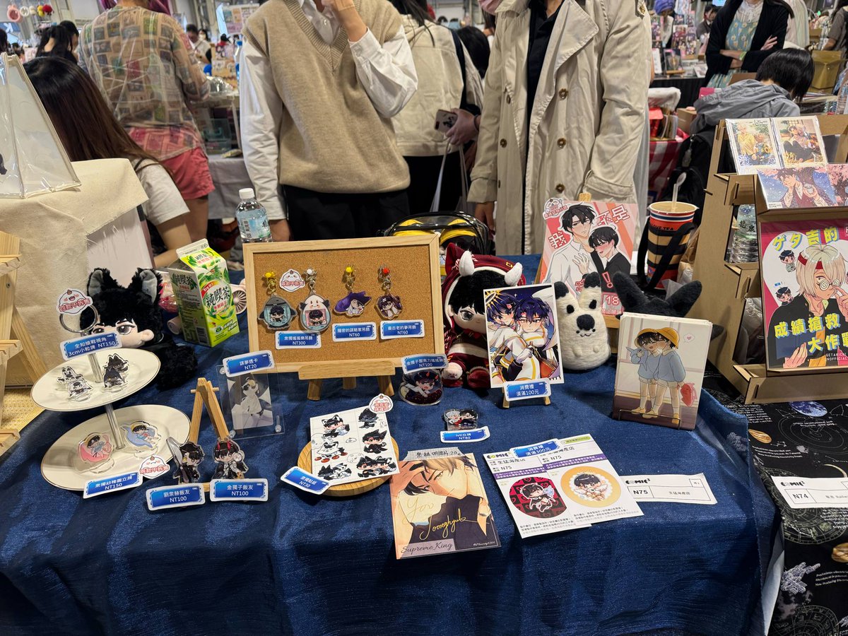 N75生猛海產店開攤囉！
<a href="/crow0904/">白羽💫布穀町韓only💫N75</a> 古夢和獨子在攤上等大家來玩！剛開場請不要用大鈔盡量付整數喔~