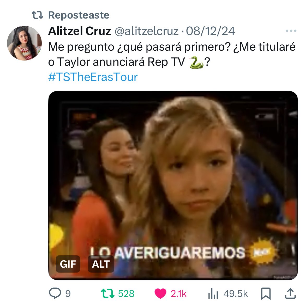 MegBotis's tweet photo. Pues el título será jajaja https://t.co/hGOrlK62V7