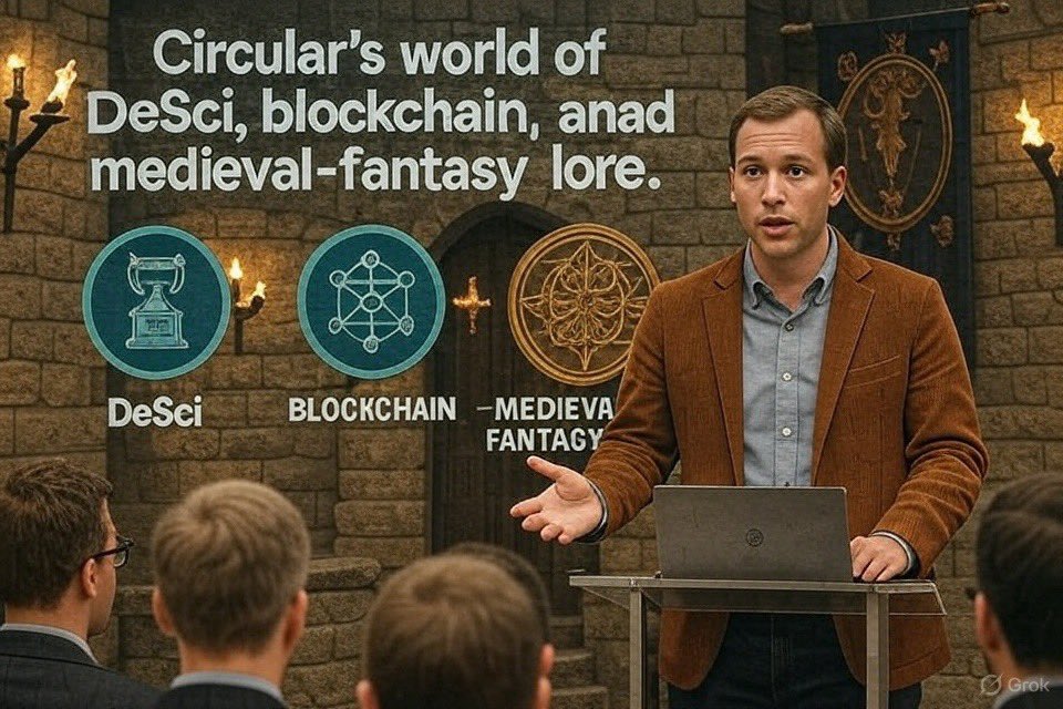 realoneMetaX's tweet image. Inspire by Circular’s world of DeSci, blockchain, and medieval-fantasy lore.

#CircularProtocol
#promptforge

@circularweb3