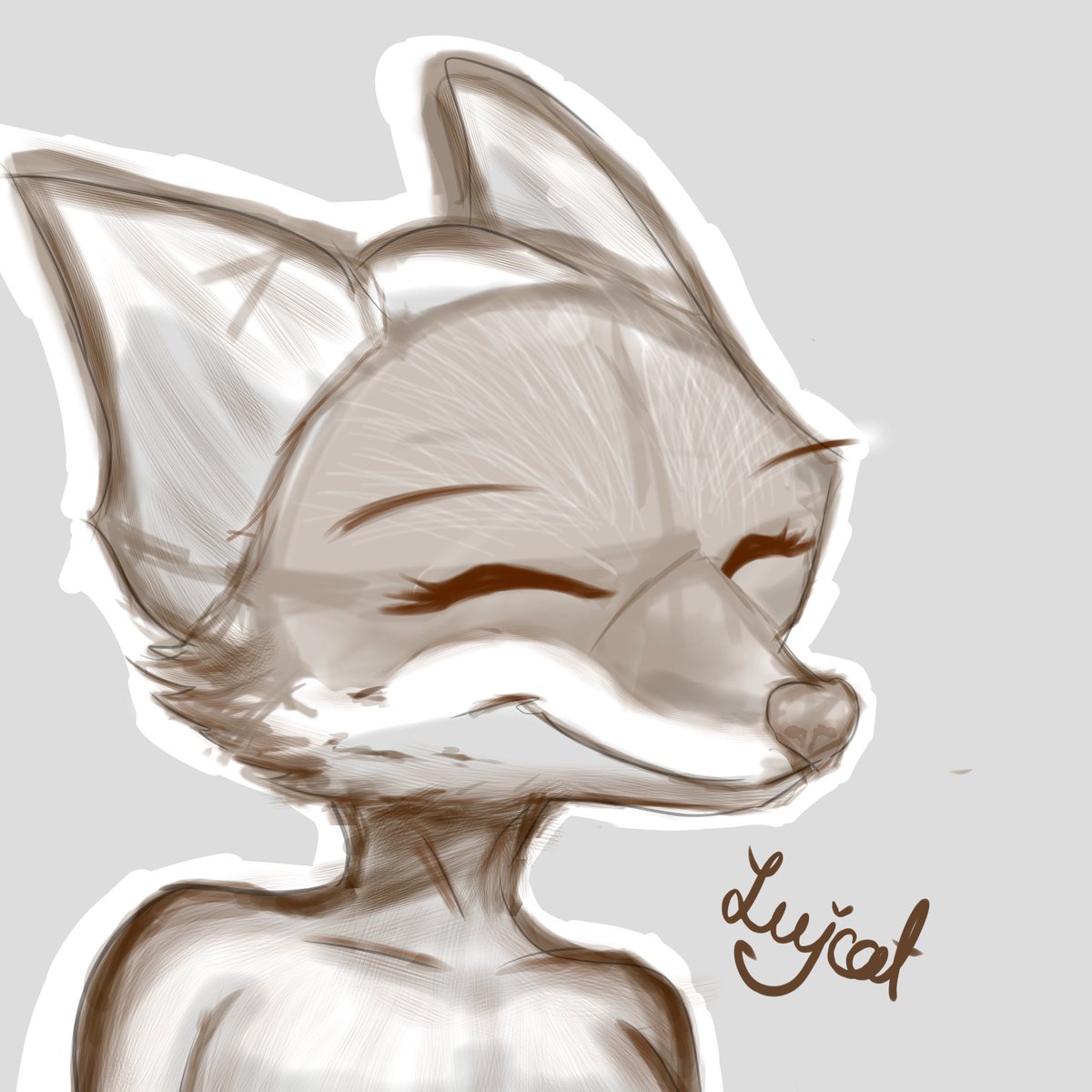 #wip Agaaaaain (Old sketch I brought back to life)
#furryart #furry