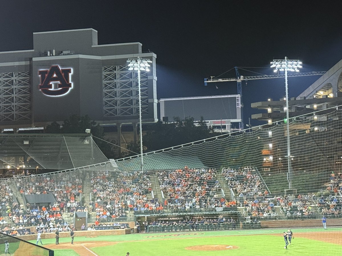 Mike G. (@mikegittens) on Twitter photo The North End zone scoreboard is looking majestic! The students will no longer have neck pain trying to see replays 😂
#auburnbaseball <a href="/thewarrapport/">The War Rapport</a> The North End zone scoreboard is looking majestic! The students will no longer have neck pain trying to see replays 😂
#auburnbaseball <a href="/thewarrapport/">The War Rapport</a>