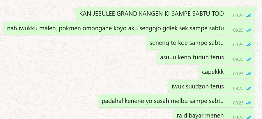 dembotdemby's tweet photo. capekk tenan, kena tuduh mulu, padahal aku wae yo susah, ora seneng melbu sampe sabtuu, allahuakbar takbirrrrr https://t.co/644Zh5iyQI