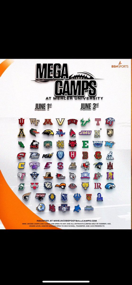 Tug Pasby (@pasbytug) on Twitter photo I will be attending <a href="/MercerFootball/">Mercer Football</a> this Sunday June 1st Session 3💪🏾
<a href="/RecruitGeorgia/">Recruit Georgia</a> <a href="/RustyMansell_/">Rusty Mansell</a> <a href="/UWGFootball/">West Georgia Football</a> <a href="/MercerFootball/">Mercer Football</a> <a href="/von_lassiter/">Von Lassiter</a> <a href="/CoachJHawkins/">Jeremy Hawkins</a> <a href="/Rip_Rowan48/">Rip Rowan</a> I will be attending <a href="/MercerFootball/">Mercer Football</a> this Sunday June 1st Session 3💪🏾
<a href="/RecruitGeorgia/">Recruit Georgia</a> <a href="/RustyMansell_/">Rusty Mansell</a> <a href="/UWGFootball/">West Georgia Football</a> <a href="/MercerFootball/">Mercer Football</a> <a href="/von_lassiter/">Von Lassiter</a> <a href="/CoachJHawkins/">Jeremy Hawkins</a> <a href="/Rip_Rowan48/">Rip Rowan</a>