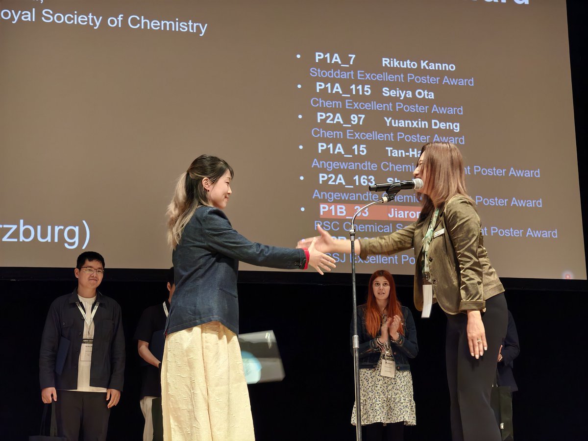 GalliumWu's tweet image. Thrilled that I got a poster prize 😀Thank everyone who is interested in our work and for inspiring discussions ✨✨✨ It was a great conference! #ismsc2025