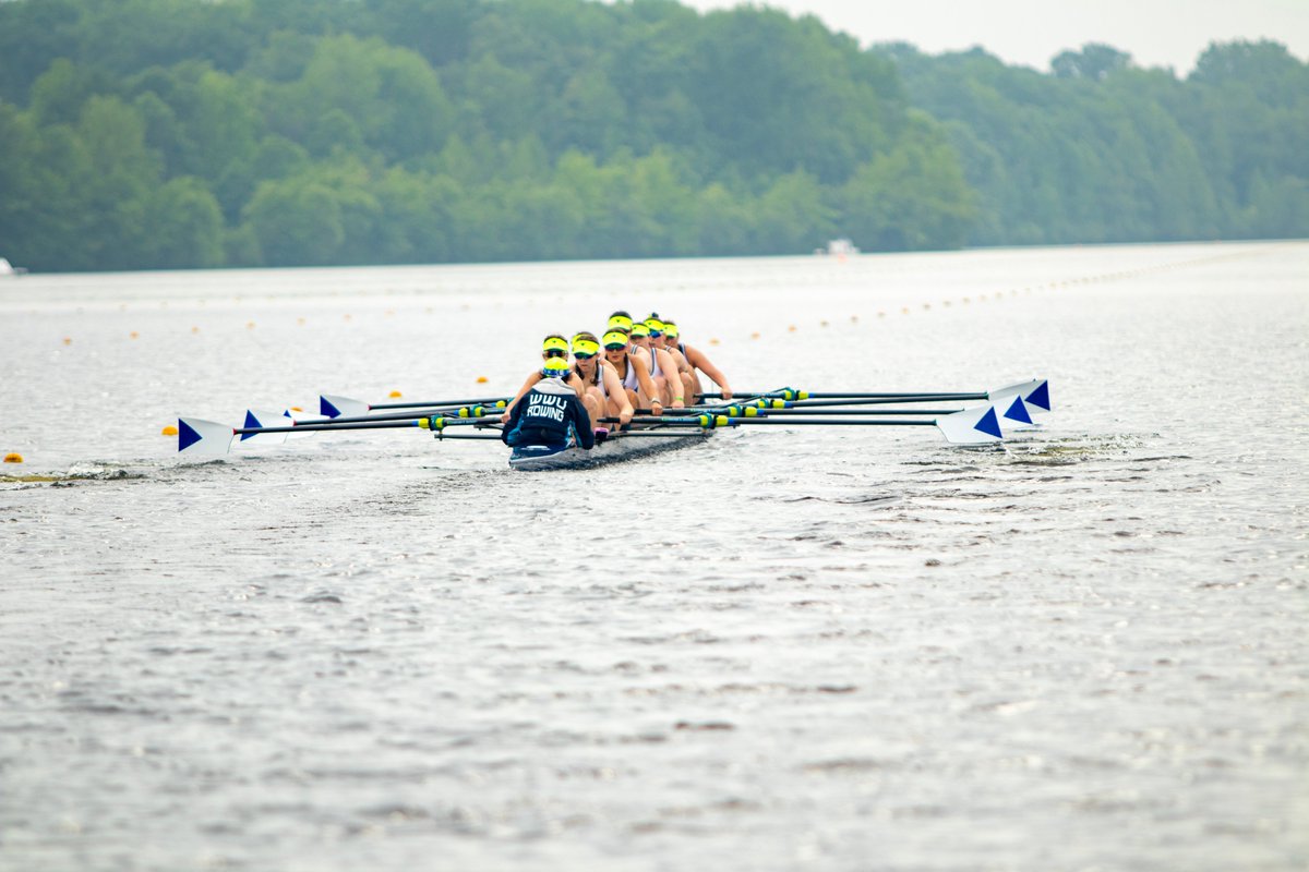 ROW | After a successful opening day of the NCAA Championships, the Vikings will race two boats in Saturday's Grand Finals:

V4+: 8:40 AM (ET) / 5:40 AM (PT)
V8+: 8:56 AM (ET) / 5:56 AM (PT)

Tune in and follow the racing online with links at WWUVikings.com/Live.