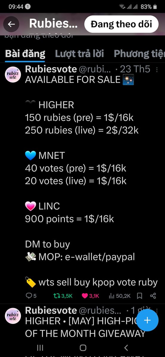 Nhungpham4869's tweet photo. @rubiesvote #SEVENTEEN https://t.co/kQ80absloL