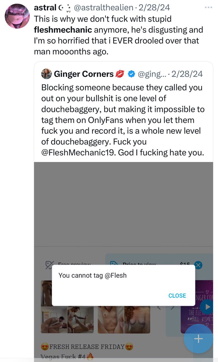 DaddyD4489's tweet photo. @lilviolet @FleshMechanic19 Gross you let this guy hit? https://t.co/QlLTSaA41E