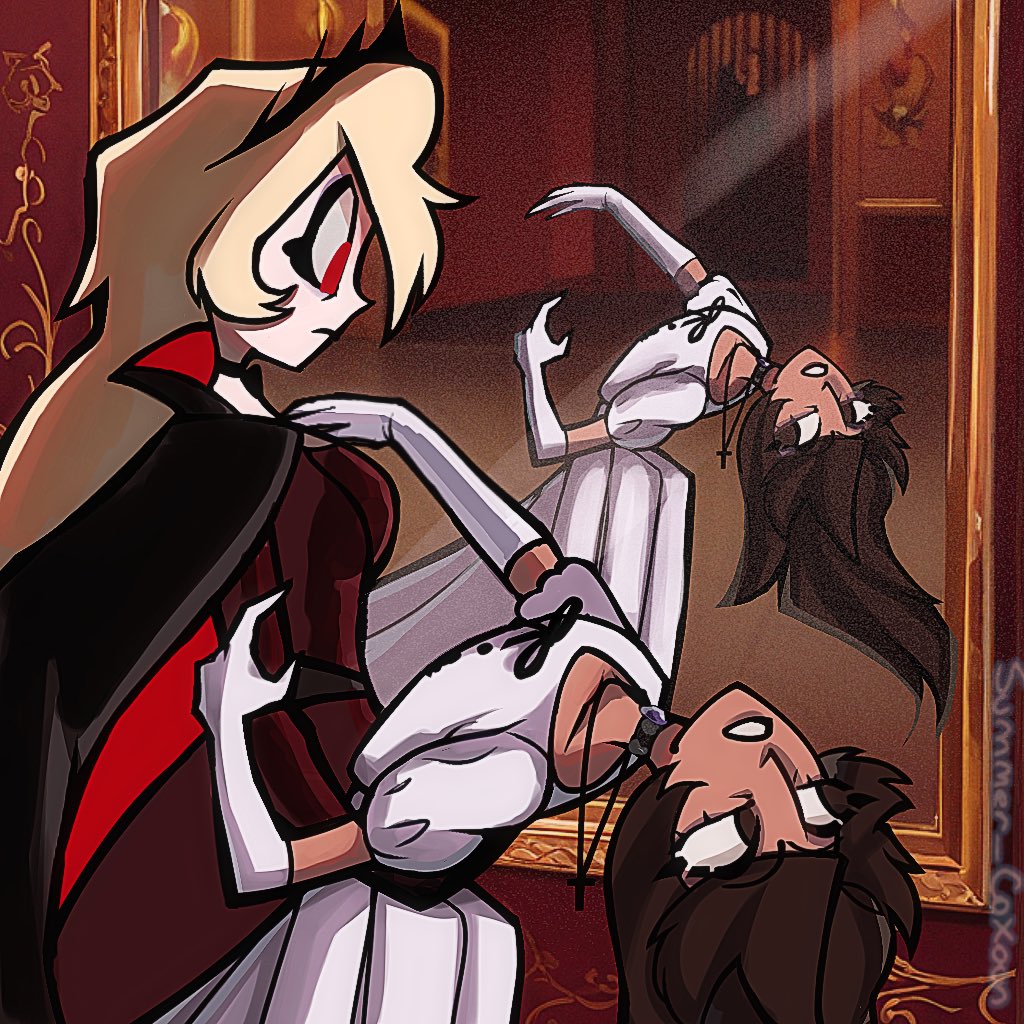 Dance with a vampire #HazbinHotel #HazbinHotelFanart #HazbinHotelCharlie #chaggie #HazbinHotelVaggie