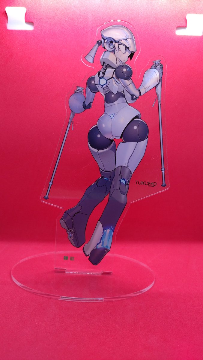 #COMITIA152 
アクリルフィギュア
『TUKUMOさん』山ガールverです🤖