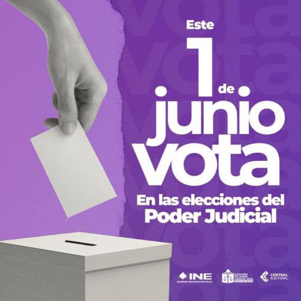 ⚠️ATENCIÓN⚠️
#EleccionJudicial