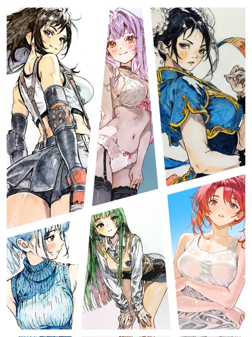 着色はアナログ4デジタル2
#今月描いた絵を晒そう 