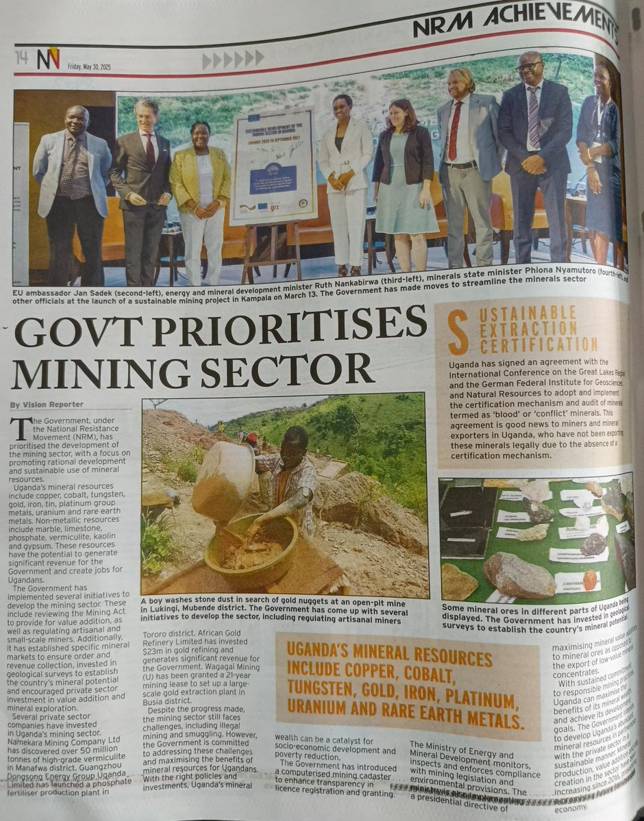 Uganda Chamber of Energy & Minerals (@ugandachamber) on Twitter photo EU Ambassador Jan Sadek <a href="/JanSadek/">Jan Sadek</a> Uganda’s Minister for Energy and Mineral Development Ruth Nankabirwa <a href="/NankabirwaRS/">Ruth Nankabirwa Ssentamu</a> and State Minister for Minerals Phiona Nyamutoro <a href="/PNyamutoro/">Phiona Nyamutoro</a> alongside other government officials and international partners during the official launch of a EU Ambassador Jan Sadek <a href="/JanSadek/">Jan Sadek</a> Uganda’s Minister for Energy and Mineral Development Ruth Nankabirwa <a href="/NankabirwaRS/">Ruth Nankabirwa Ssentamu</a> and State Minister for Minerals Phiona Nyamutoro <a href="/PNyamutoro/">Phiona Nyamutoro</a> alongside other government officials and international partners during the official launch of a