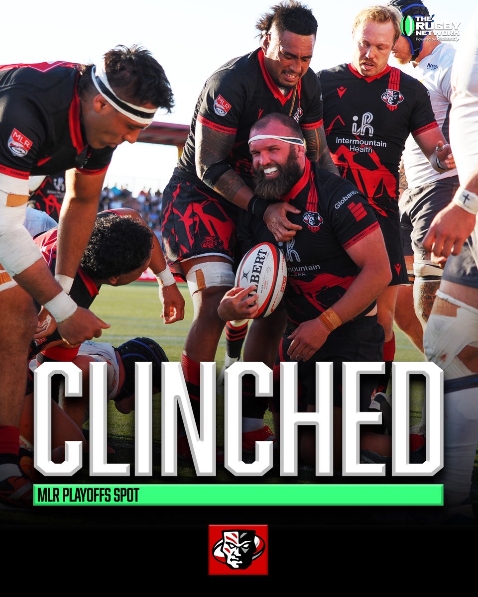 The Rugby Network (@therugbynetwork) on Twitter photo THE MOUNTAIN MEN ARE IN 🏔️
The Utah Warriors clinch a playoffs spot with their win over Anthem RC. Utah are the first team in the west to clinch a post season ticket 👀
#rugby <a href="/usmlr/">Major League Rugby</a> <a href="/utwarriorsrugby/">Utah Warriors Rugby</a> THE MOUNTAIN MEN ARE IN 🏔️
The Utah Warriors clinch a playoffs spot with their win over Anthem RC. Utah are the first team in the west to clinch a post season ticket 👀
#rugby <a href="/usmlr/">Major League Rugby</a> <a href="/utwarriorsrugby/">Utah Warriors Rugby</a>