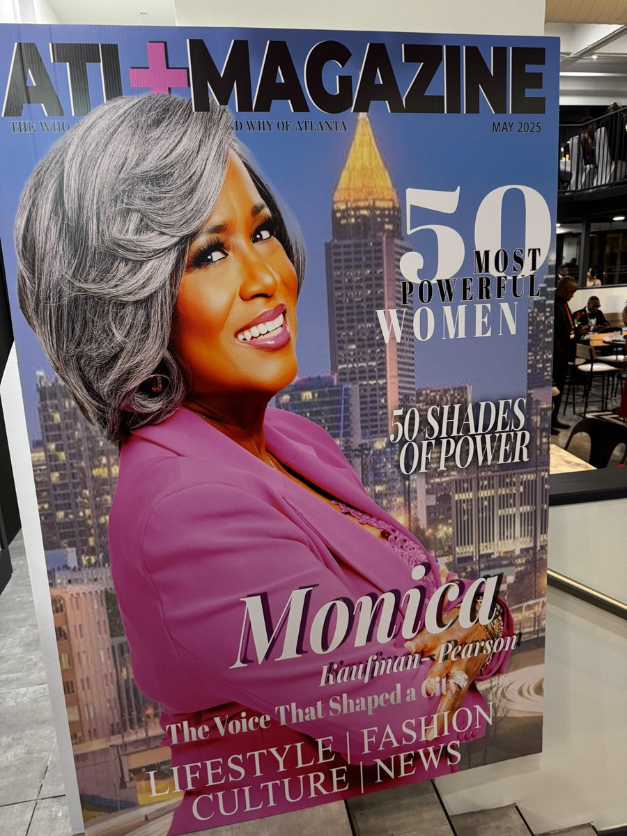 Monica Kaufman Pearson (@monicakpearson) on Twitter photo It was honor enough to be named one of <a href="/atlplusmagazine/">ATL Plus Magazine</a> Most Powerful Women. But to be featured on the cover…I am so thankful and honored and surprised!!! At 77, this feels amazing. It was honor enough to be named one of <a href="/atlplusmagazine/">ATL Plus Magazine</a> Most Powerful Women. But to be featured on the cover…I am so thankful and honored and surprised!!! At 77, this feels amazing.