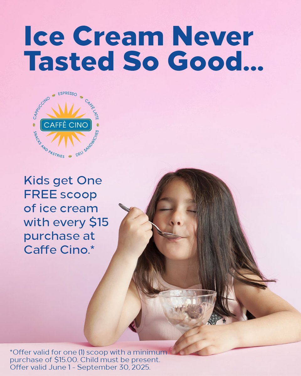 HiltonGuam's tweet photo. This Summer Is For the Kids!
From 🆓 ice cream at Caffè Cino to 🆓 buffets at Islander Terrace— and 50% off kids meals at Roy’s, Fisherman’s Cove, &amp; Tree Bar—something special’s waiting at every restaurant.
🍦🍽☀ 

June–September
Conditions apply.
Call 671 646 1835 for details. https://t.co/4iTU6FyVI1